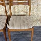 2x 60s 70s dining chair dining chair mid century Danish modern design