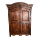 Rustic antique wardrobe in solid wood – 2 doors – Louis XV / Provençal style