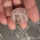 Cut crystal pepper salt shaker - vintage