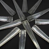 Set of 12 silver spoons