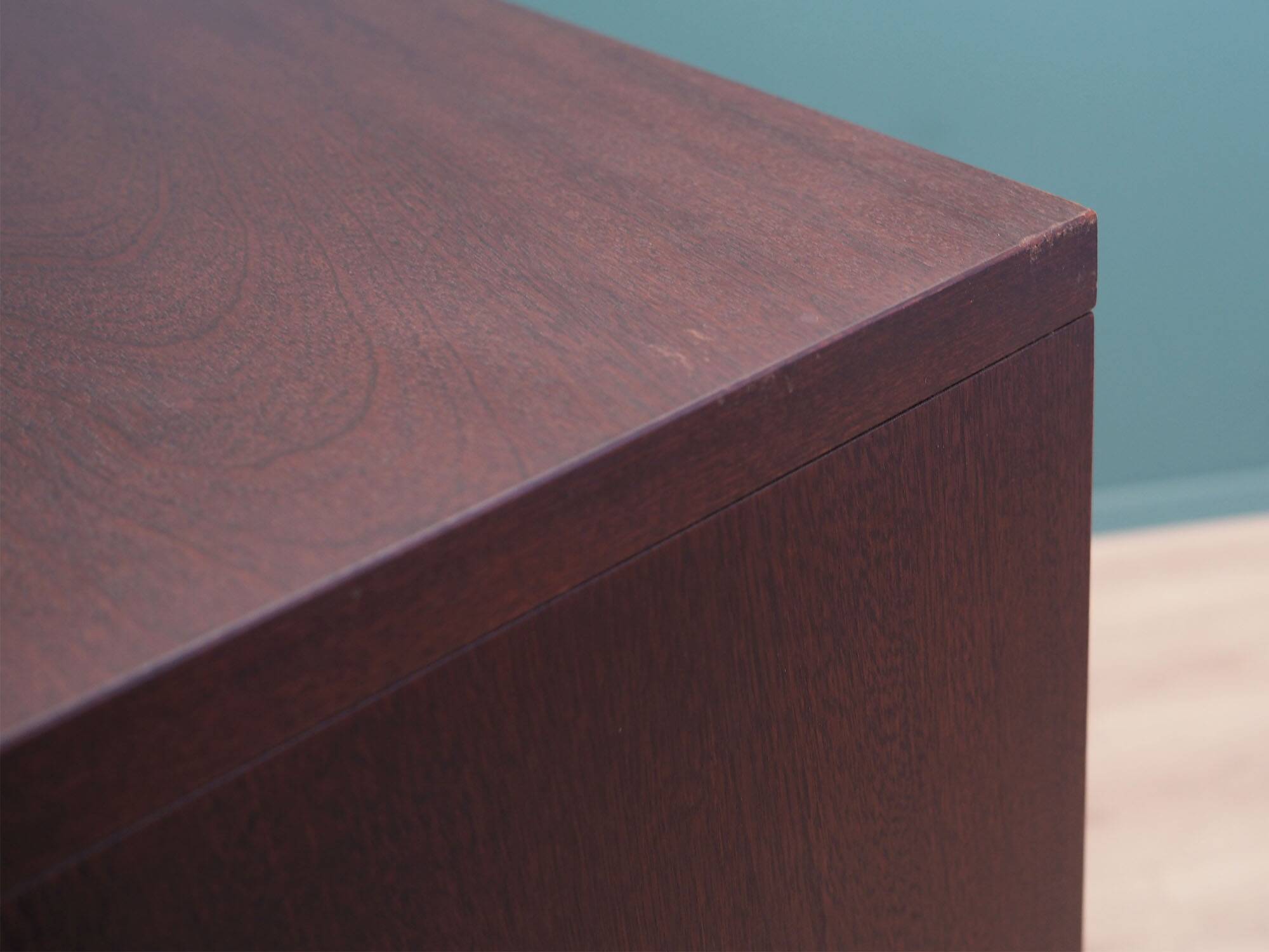 Mahogany bookcase, Swedish design, 1960s, production: Ulferts
