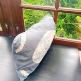Linen and jouy cushion