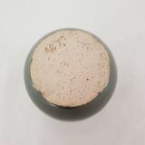 Ovoid soliflore vase in glazed ceramic Signed (Signature to be identified)