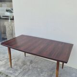 Scandinavian extendable table in Rio rosewood, 1960s