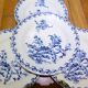 4 Gien flat plates, Chardons service 1