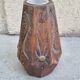 Vase en bois art populaire