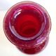 Antique mouth-blown glass vase