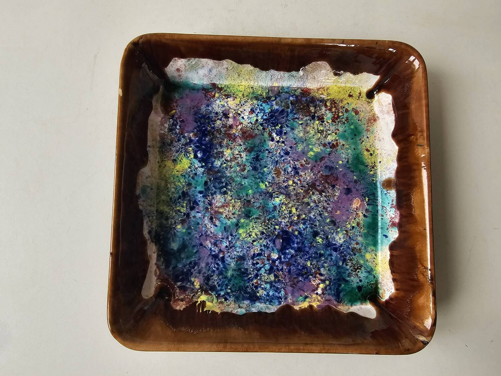 Plate / Ashtray in ceramic Signed Morvan - Gaston Gaubier 70's