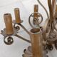Wrought iron chandelier