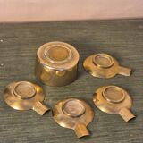 Brass ashtrays