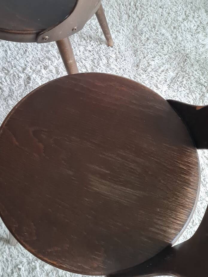 Set of 4 Scandinavian chairs from the 1960s.