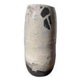 Raku vase / signed ceramic / handmade pottery