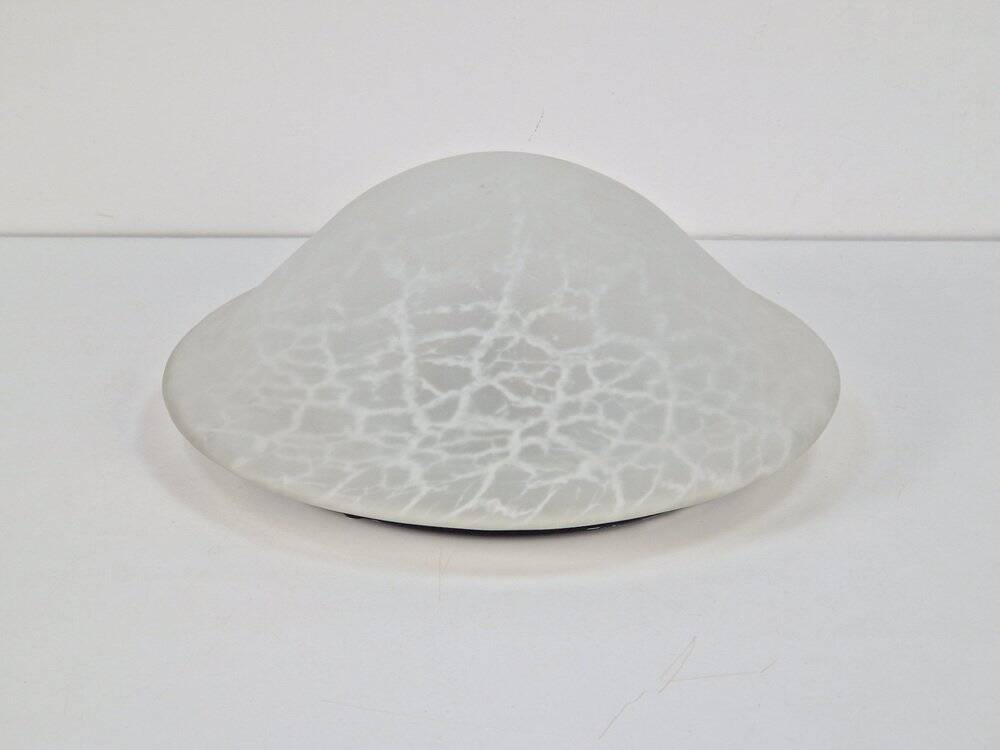 Vintage Mushroom Ceiling Lamp in Glass, 1970s