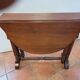 Table get leg en acajou