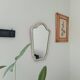 Vintage mirror in wood and stucco 48.5cm*38.5cm