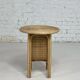 Rattan side table
