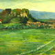 Huile sur panneau bien encadrée