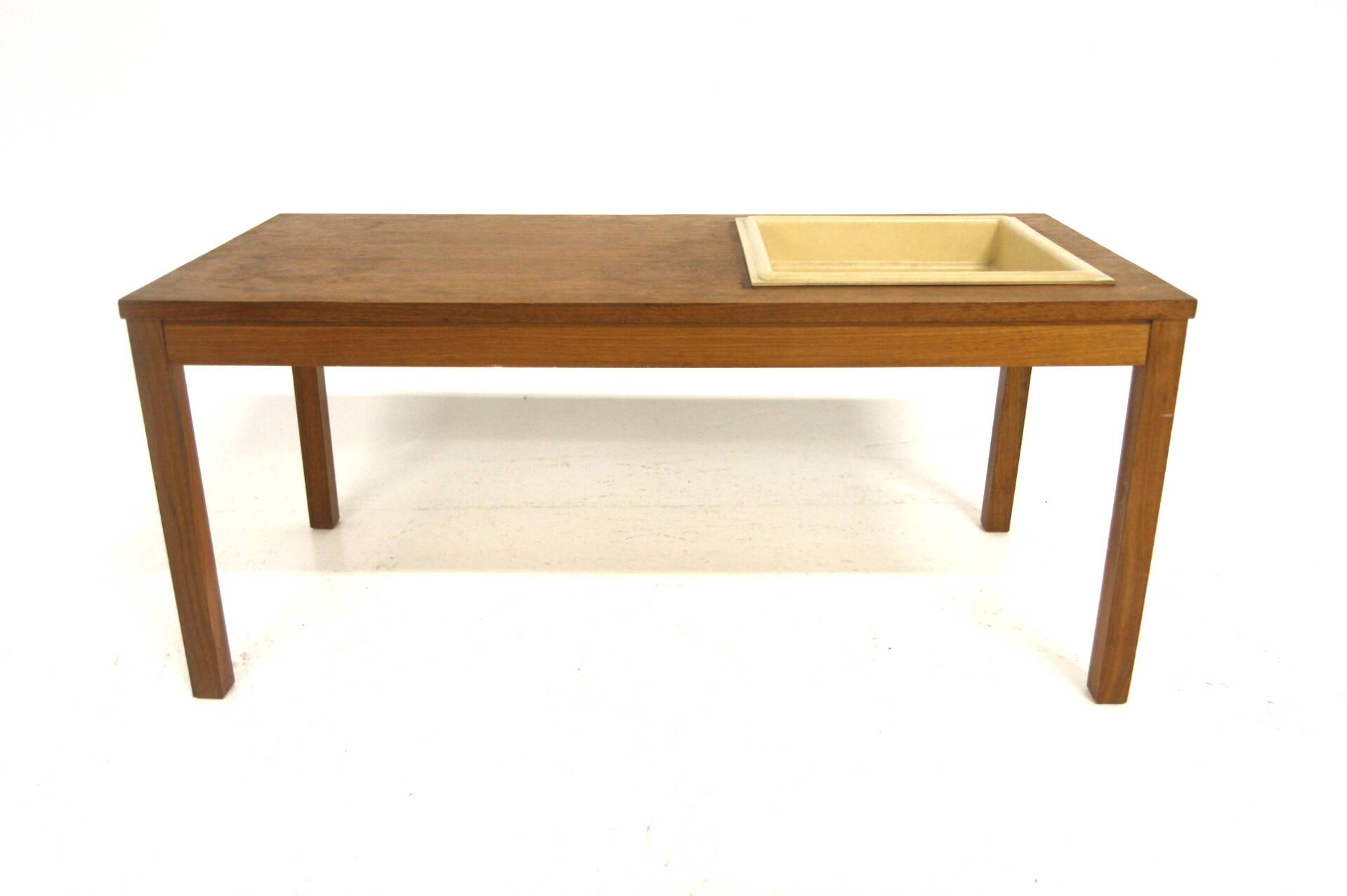 Scandinavian indoor planter in teak, Sweden, 1960