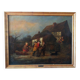 Peinture à l’huile sur toile école anglaise 19ème siècle