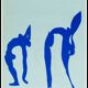 Lithograph Henri Matisse Acrobats paper cut 1958