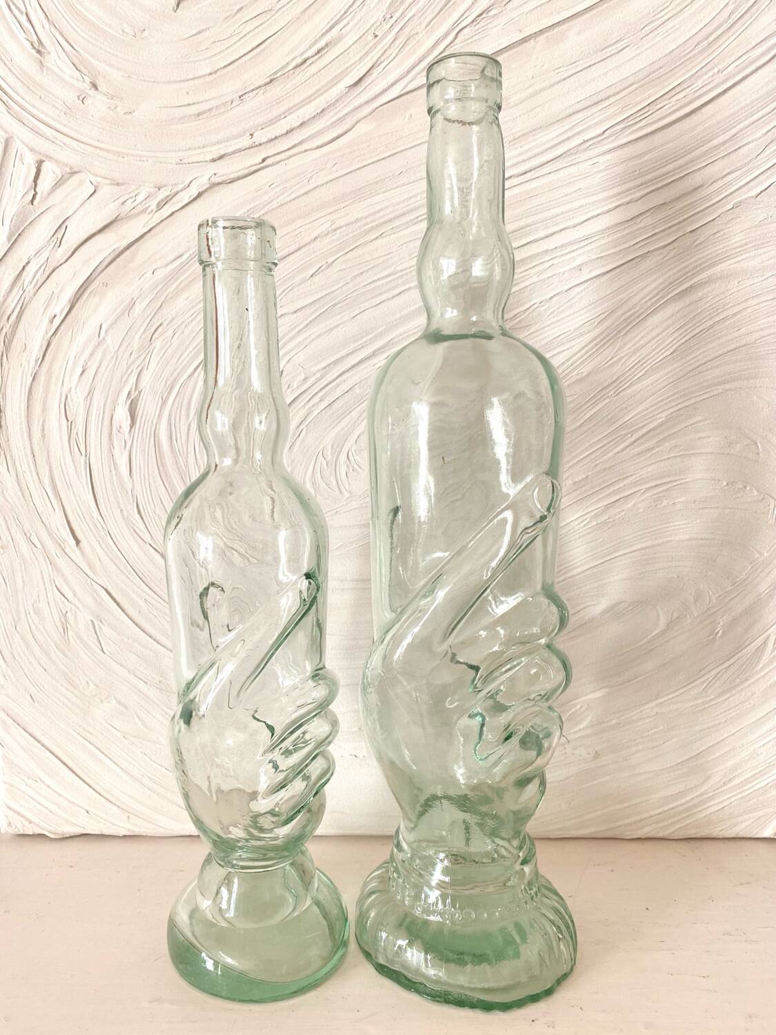 Vintage bottles made in Italy
