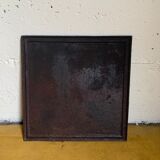 Cast iron fireplace plate neutral