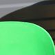 Set of 4 green Selene Magistretti chairs.