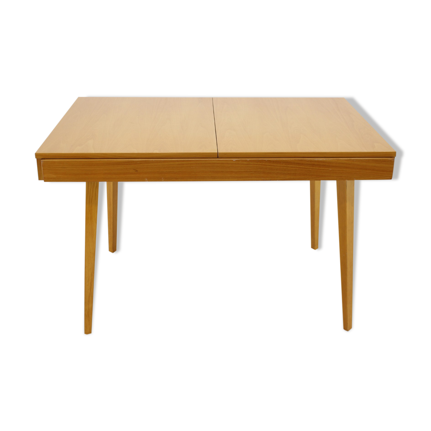 1970s Birch Extendable Dining Desk, Czechoslovakia
