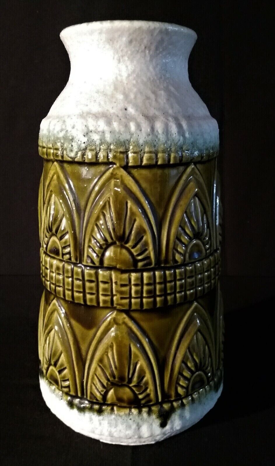 Vintage ceramic vase 60s Germany