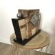 Marble art deco laying clock