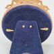Miniature gilt metal and enamel photo frame
