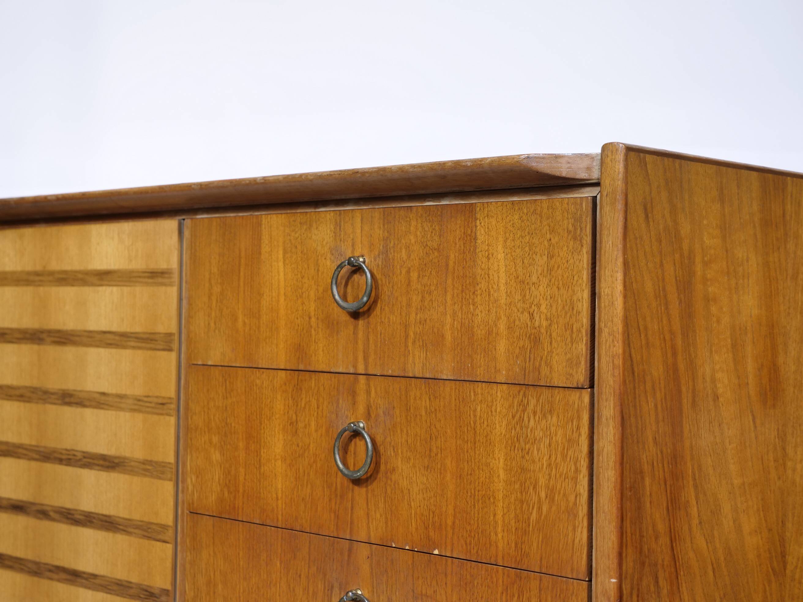 Mid Century Walnut Sideboard, 1960s