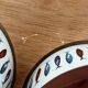 Sets of Swedish herring pots in ceramic and teak by Asa Lindberg for Sagaform, 2000s, set of 4.