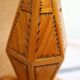 Pied de lampe en bois