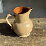 Vintage stoneware round carafe