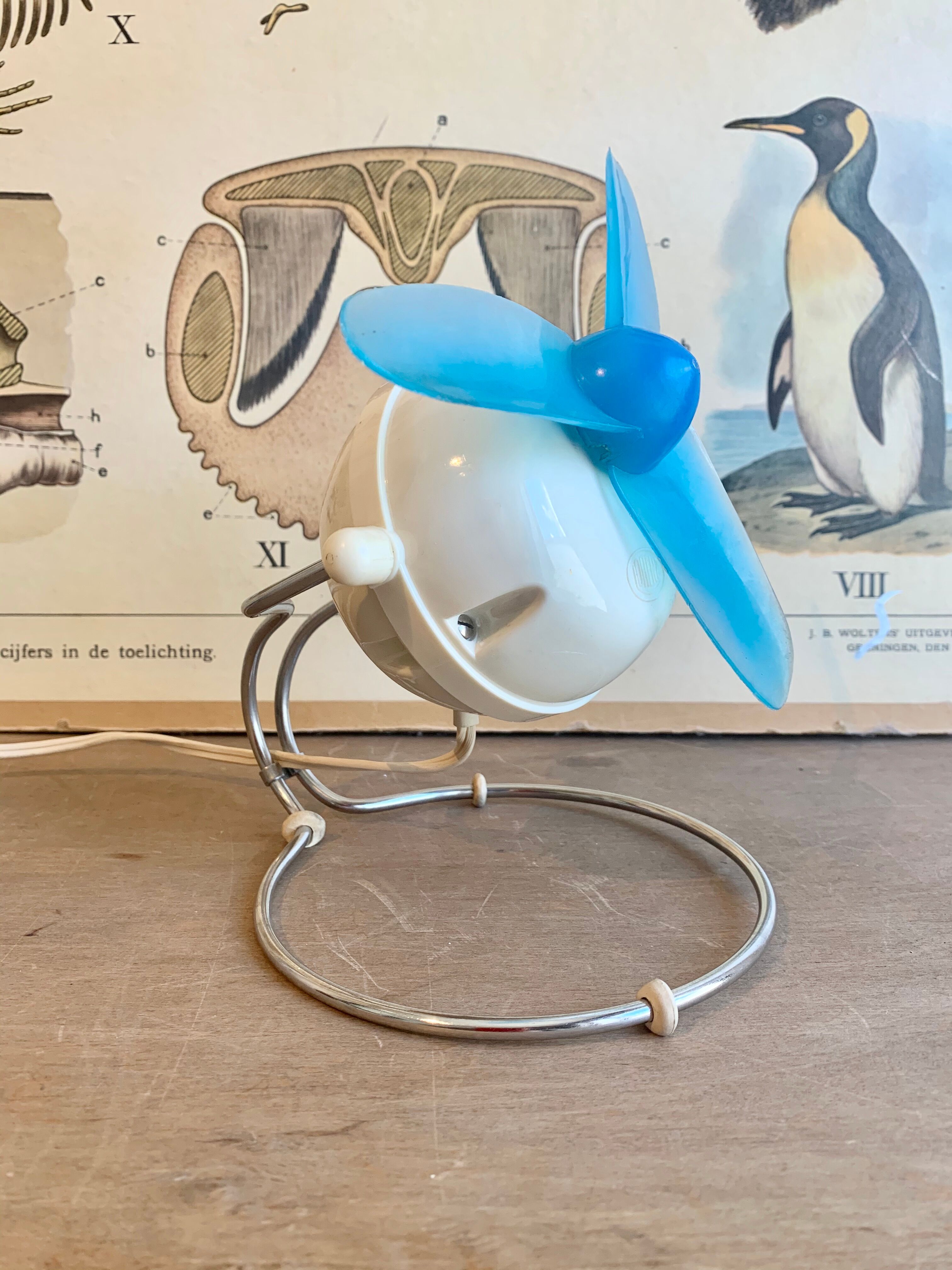 Vintage table fan lorenz, 1950s