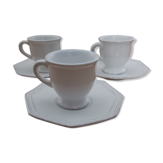 Lot de 3 tasses Deauville