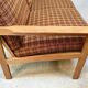 3-seater highback Capella sofa in oak by Illum Wikkelsø, Denmark 1960s