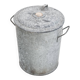 Vintage zinc canning bucket. Can be used as a wastepaper basket. 1940s