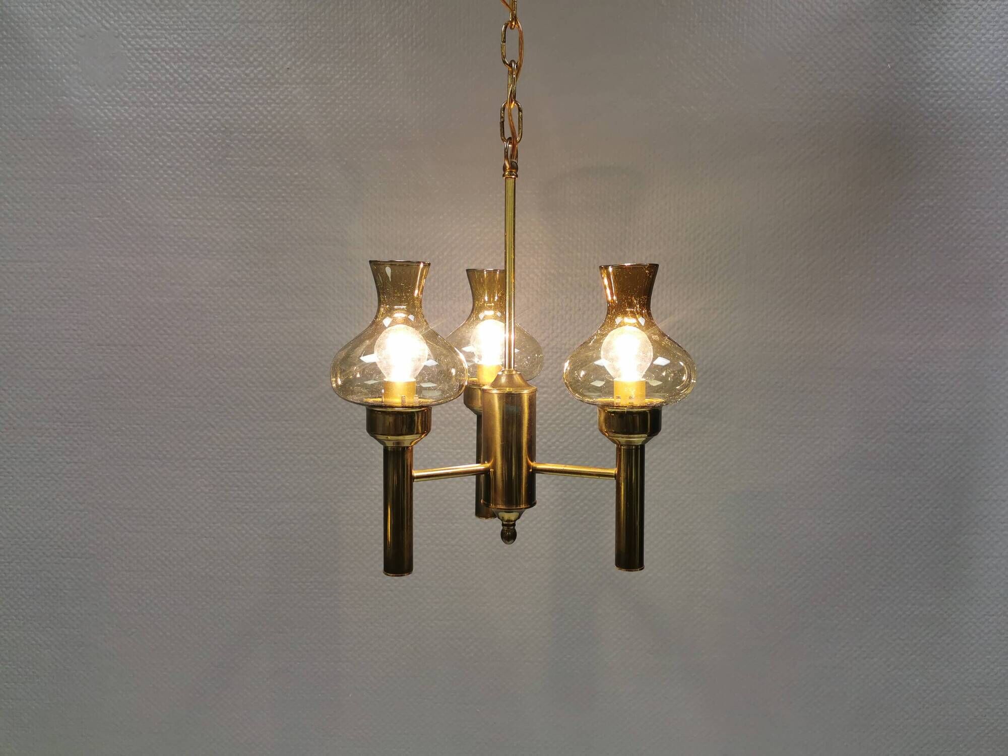Lustre chrystal par Svend Mejlstrøm Danemark 1960-70