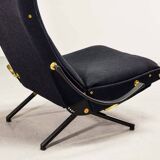 First Edition Osvaldo Borsani P40 Adjustable Tecno Lounge Chair, Italy 50s