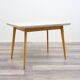 Dining table from the 1950s, grey resin top.