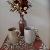 Two marsh stoneware cups
