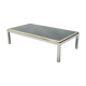 Chrome and brass coffee table 1970