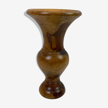 Wooden vase 21cm