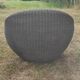 Rattan armchair