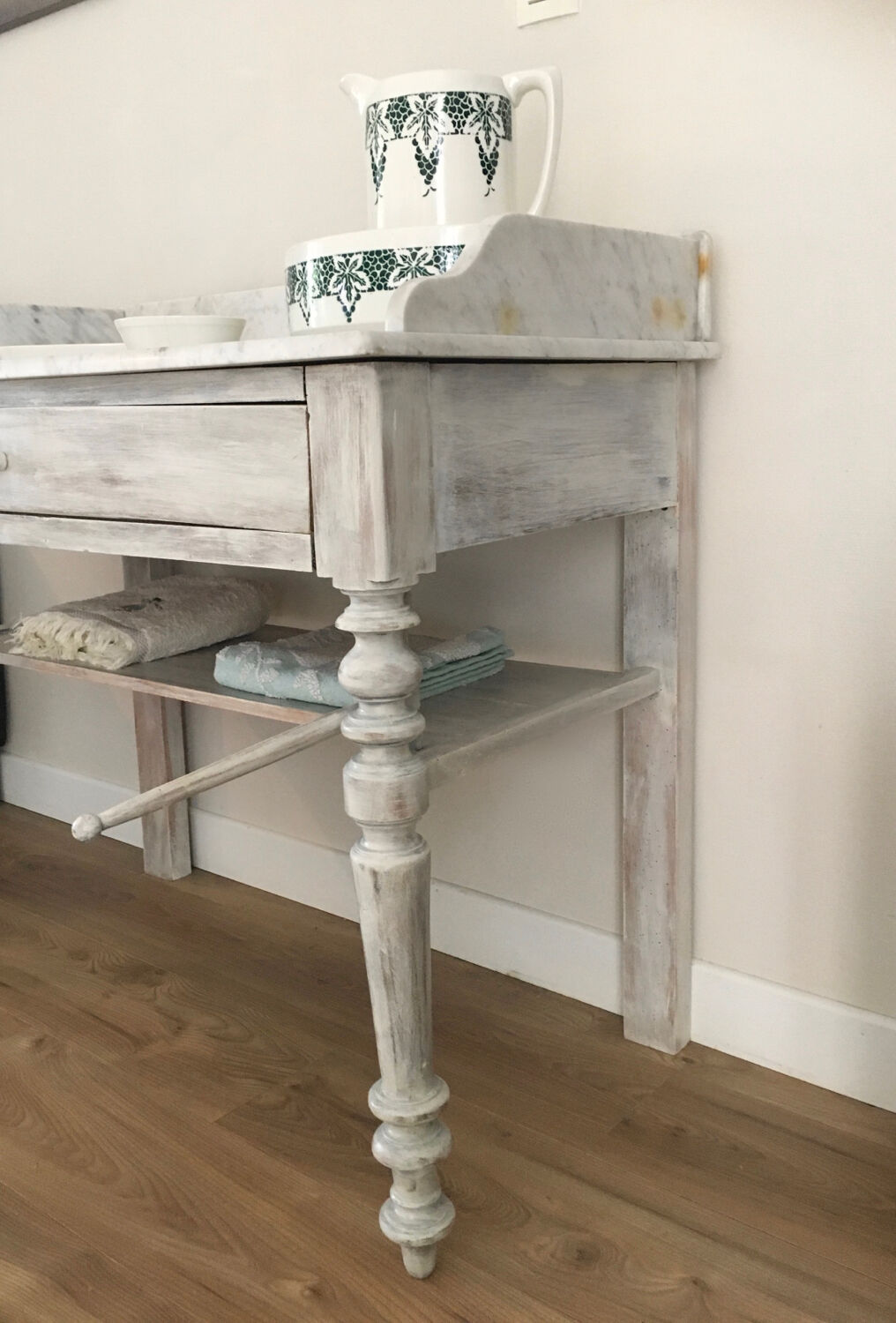Antique toilet table