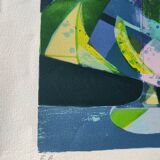 Original lithograph signed Camille Hilaire