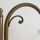 1960s brass and glass table lamp vintage