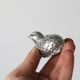 Metal salt and pepper shakers depicting two quails, 1970